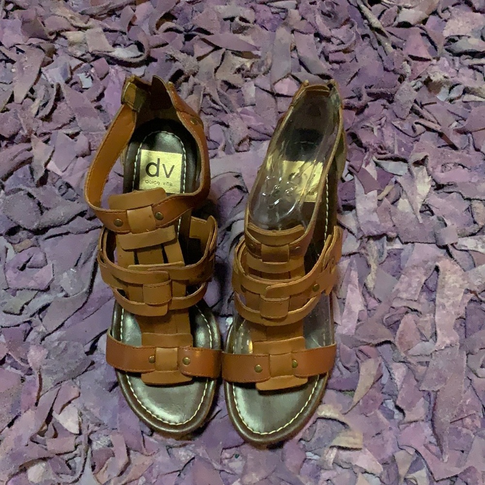 Tan Dolce Vita Wedge Shoe